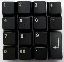 Набор кнопок с цифрами для клавиатуры Posiflex КВ-6600